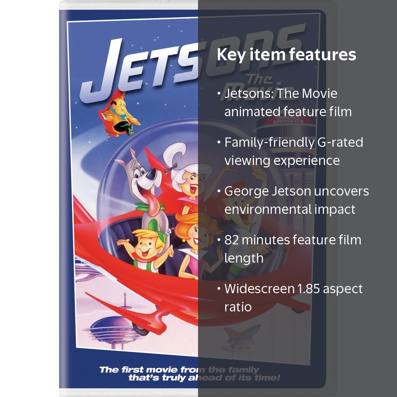 SDS, Jetsons: The Movie DVD, 82 Minutes, Animation Family