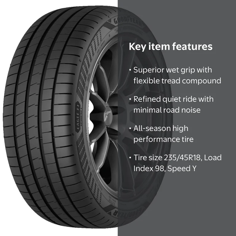 Goodyear Eagle F1 Asymmetric 6 235/45R18 98Y All- Season Tire