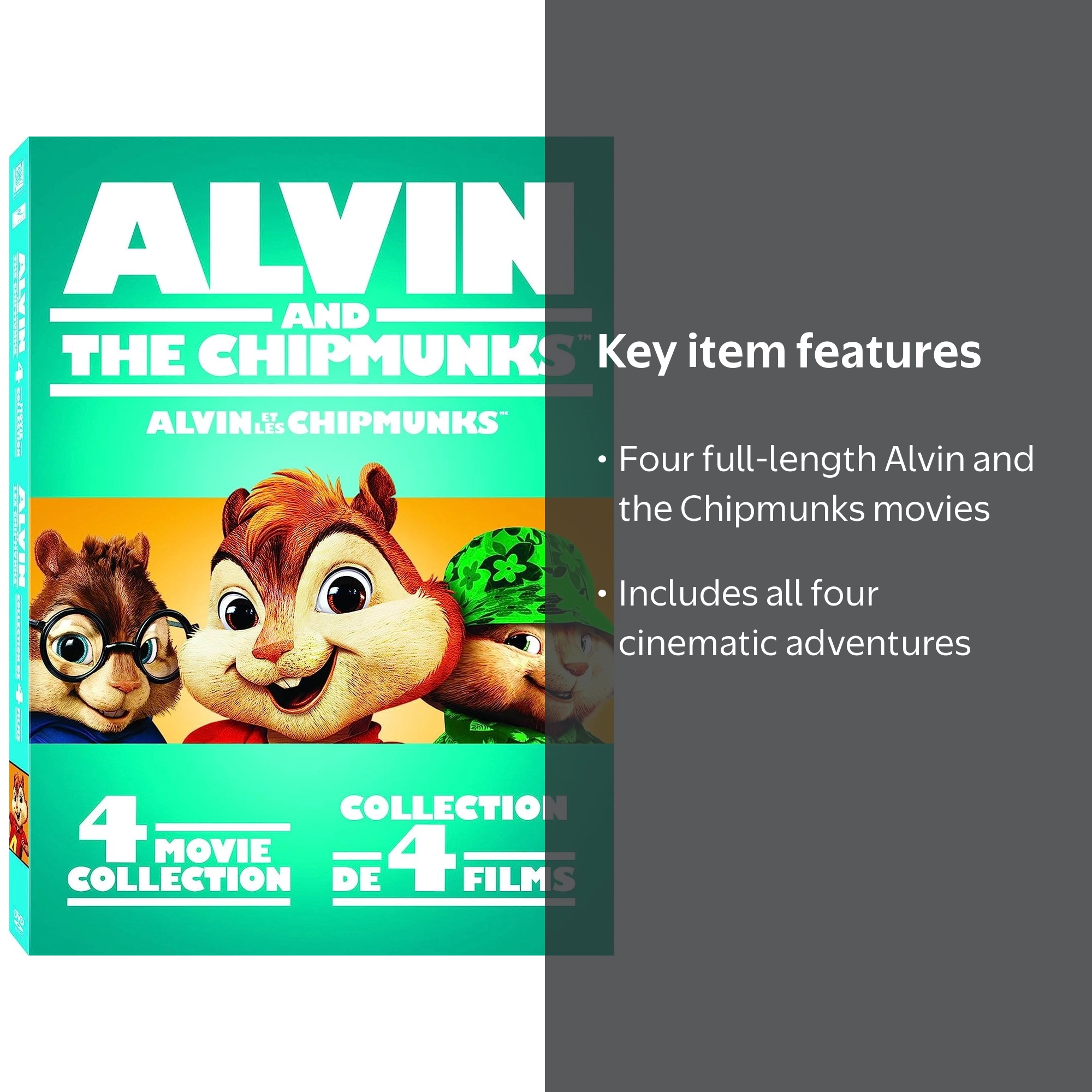 Alvin and the Chipmunks 4 Movie Collection [DVD Box Set] - Walmart.com