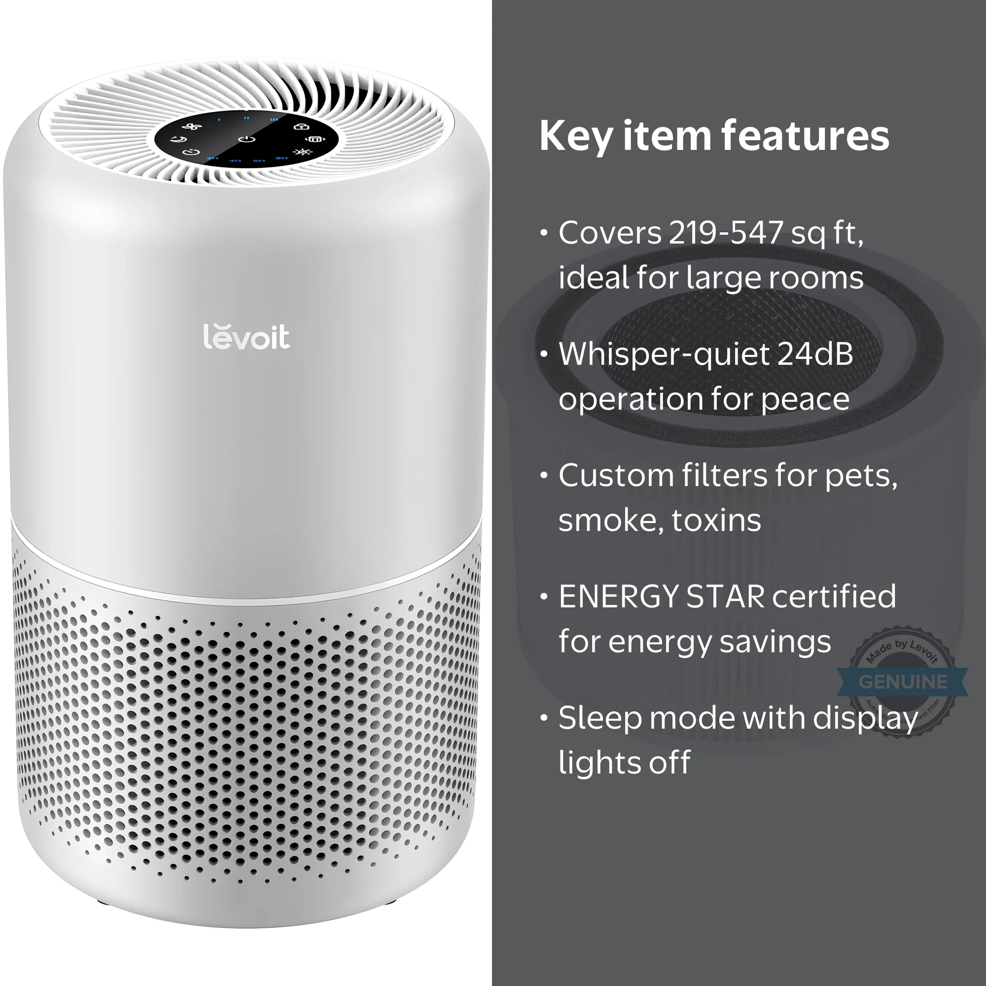 Levoit Core 300 + Replacement Filter - Walmart.com