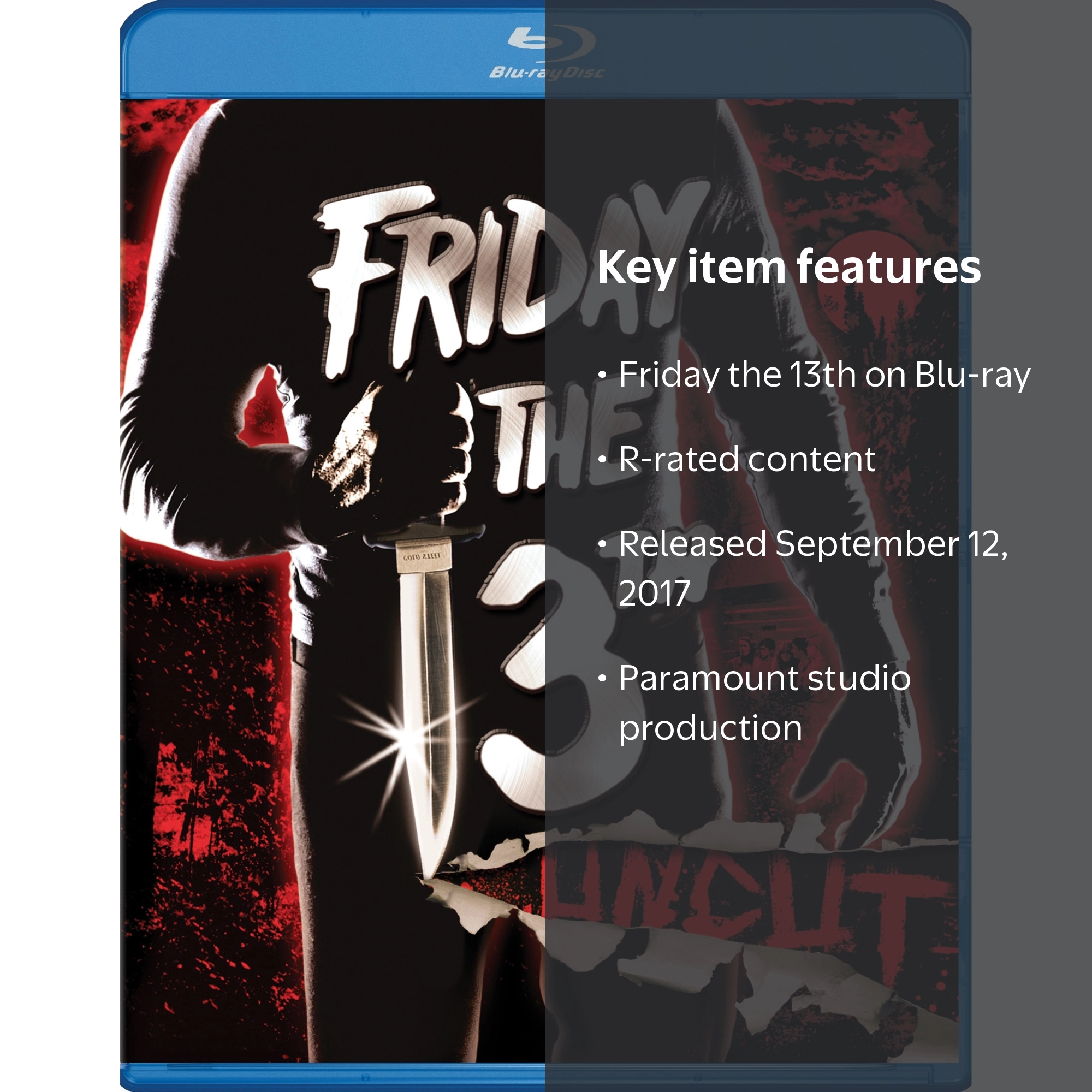 洋画・外国映画 FRIDAY THE 13TH Blu-ray Paramount - Friday the 13th [BLU-RAY] - Walmart.com