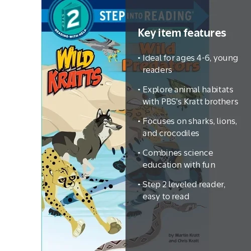 Chris Kratt, Step Into Reading, Wild Predators, (Paperback