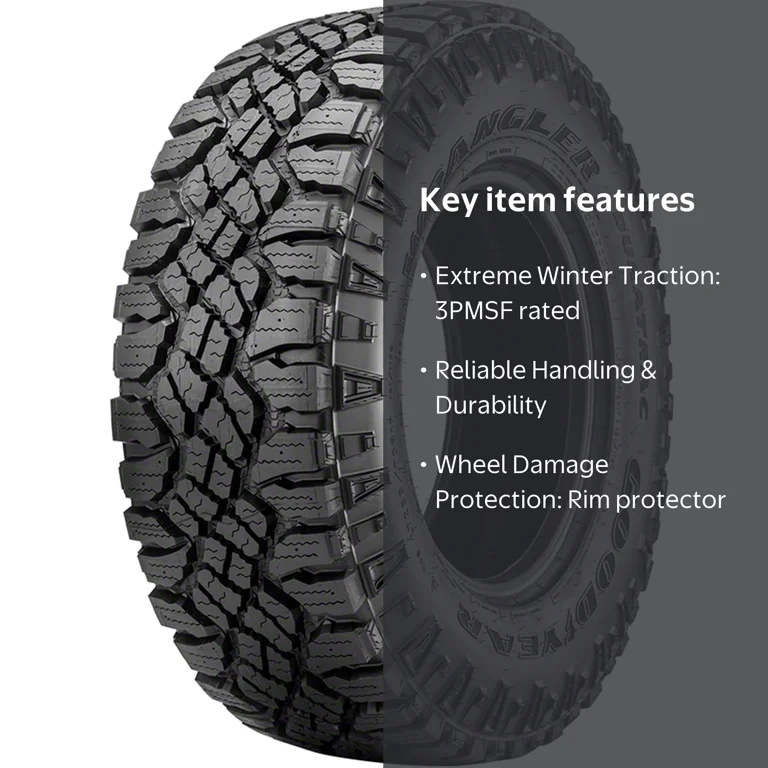 Goodyear Wrangler DuraTrac All Terrain Tire, LT 285/70R17 Load D 8