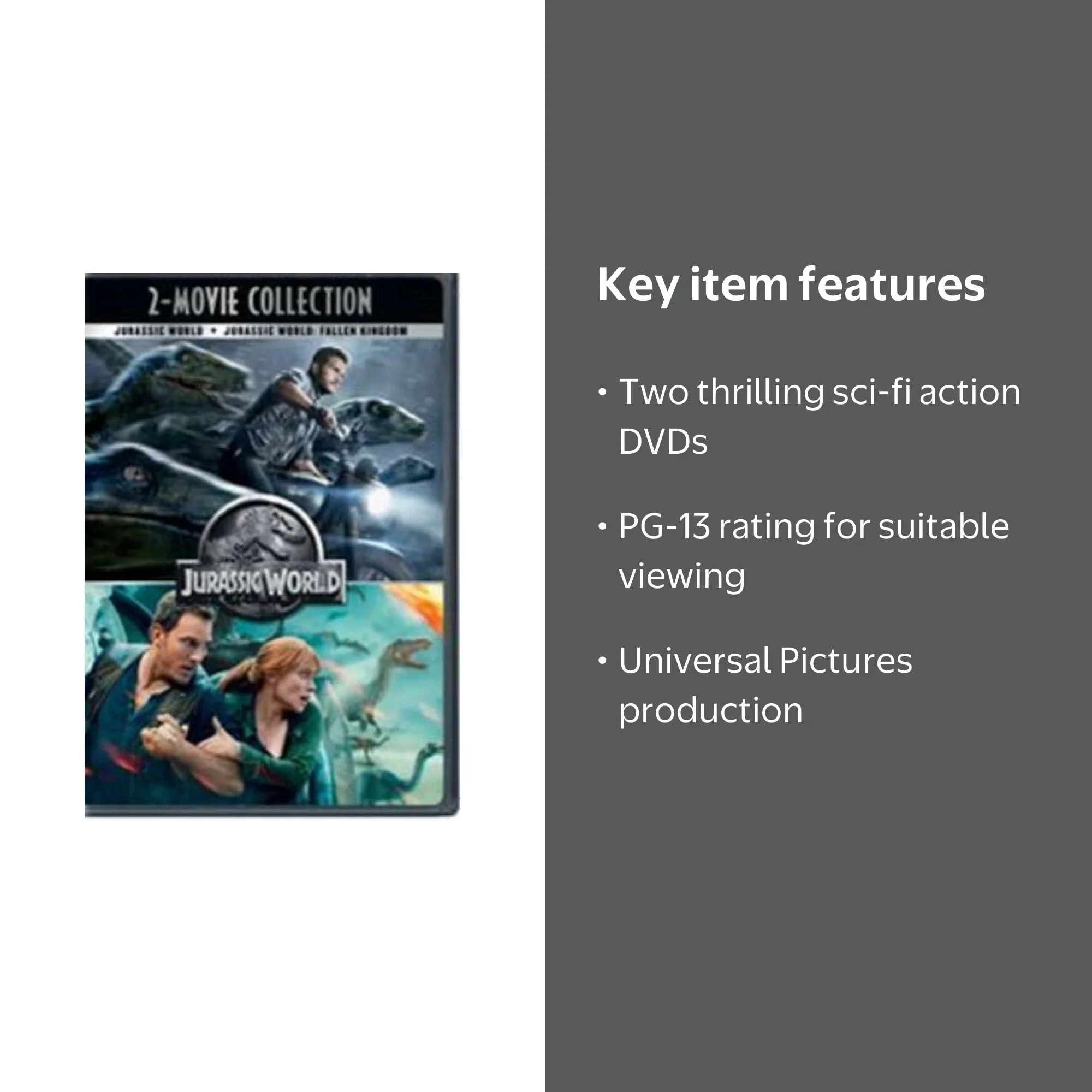 Jurassic World 2-Movie Collection (DVD) (Walmart Exclusive
