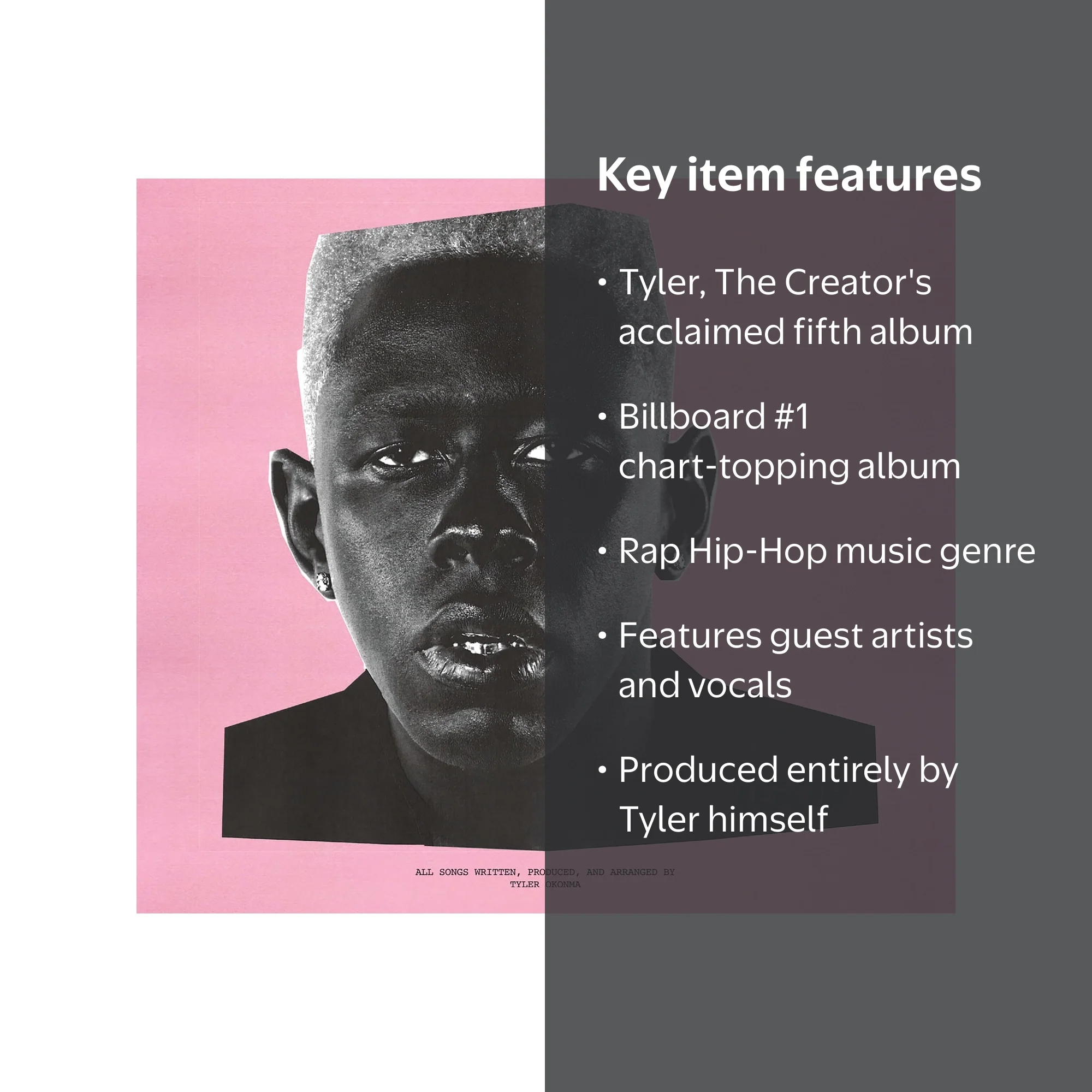 Tyler, the Creator - Igor, Rap/Hip-Hop Music Album, CD - Columbia