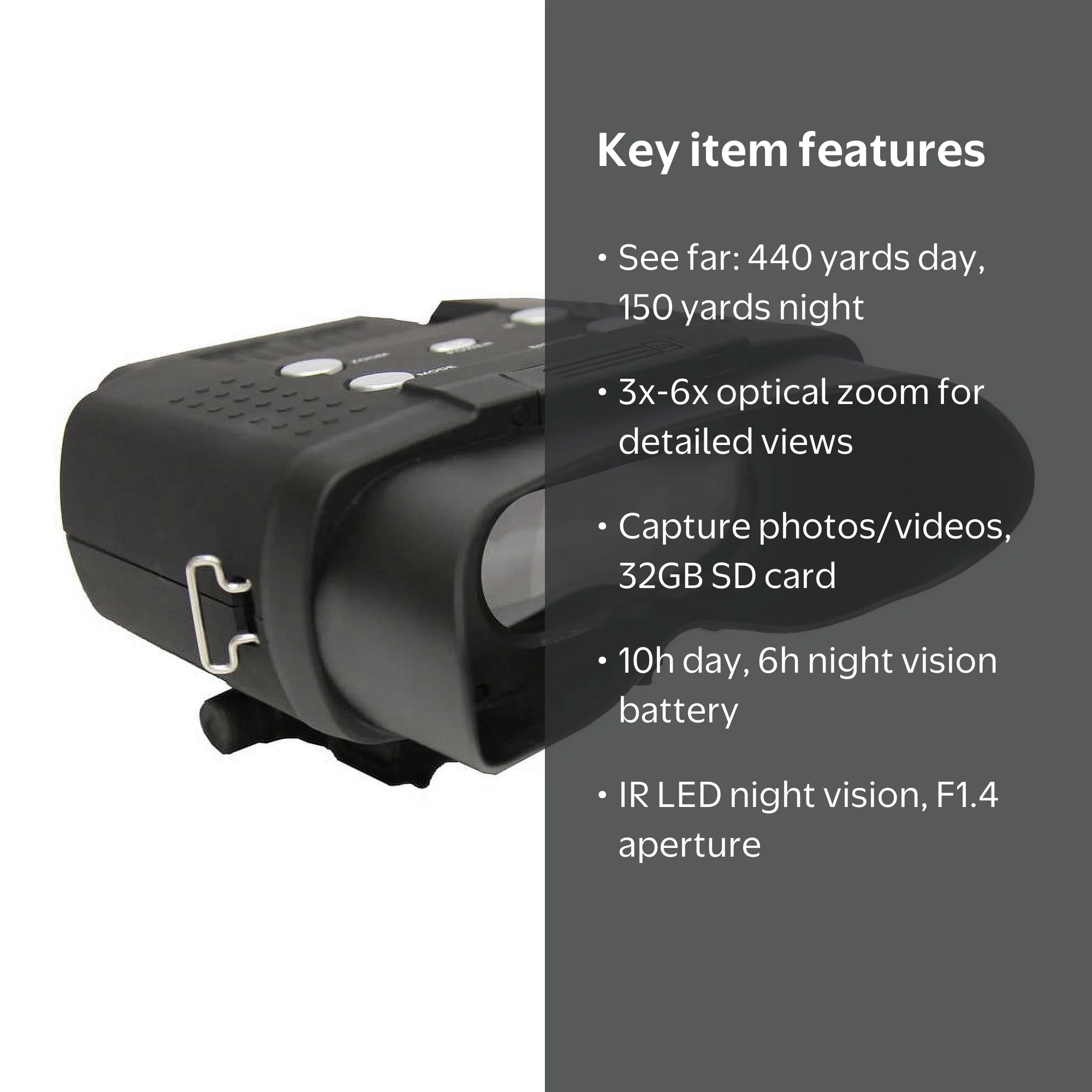 X-Vision Optics Digital Vision Binoculars, Vision Goggles Deluxe