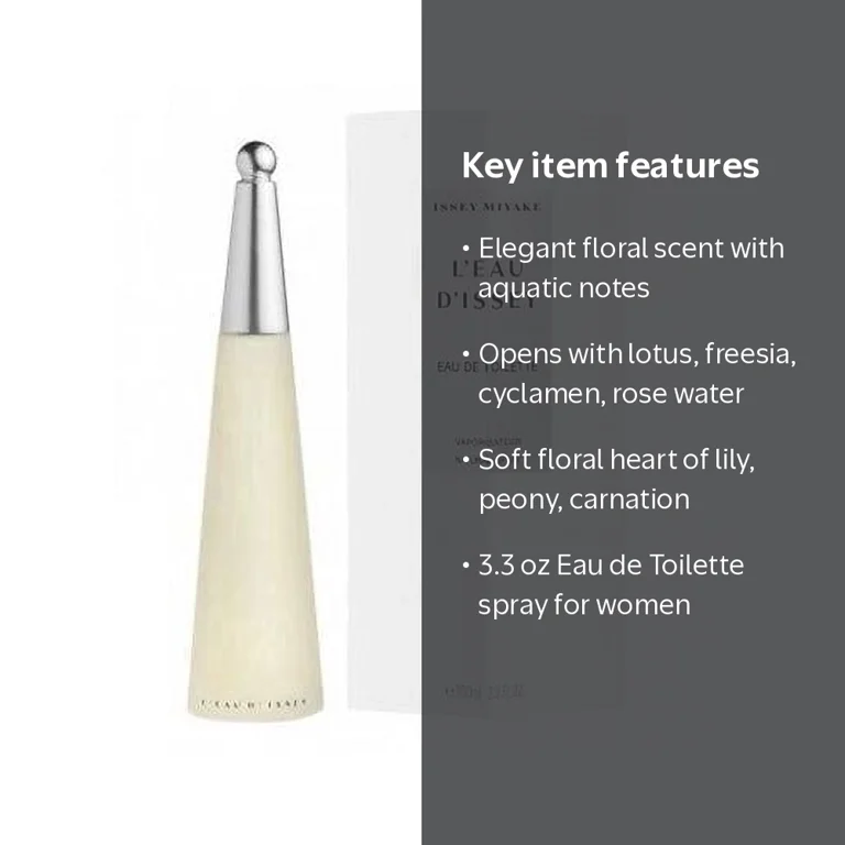 Issey Miyake, Woman Eau de Toilette Spray, 3.3 oz, Blue - Walmart.com
