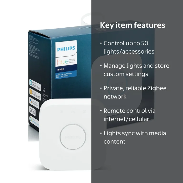 Philips Hue, Lighting System, Hue Bridge, Wireless Control