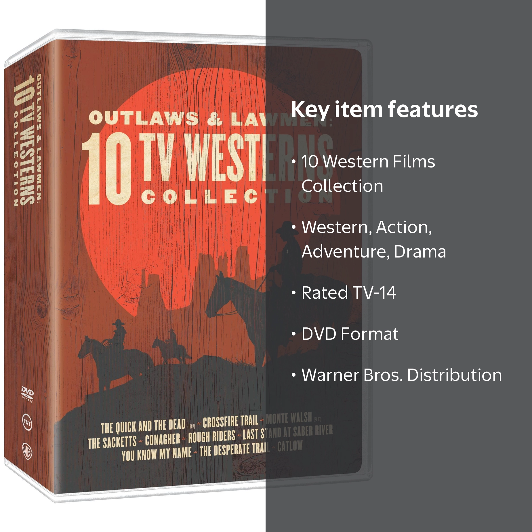 WEST DVD 10本まとめ売り Outlaws & Lawmen - 10 TV Westerns Collection (DVD), Western