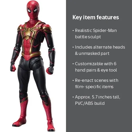 Tamashii Nations - Spider-Man: No Way Home - S.H.Figuarts - Spider