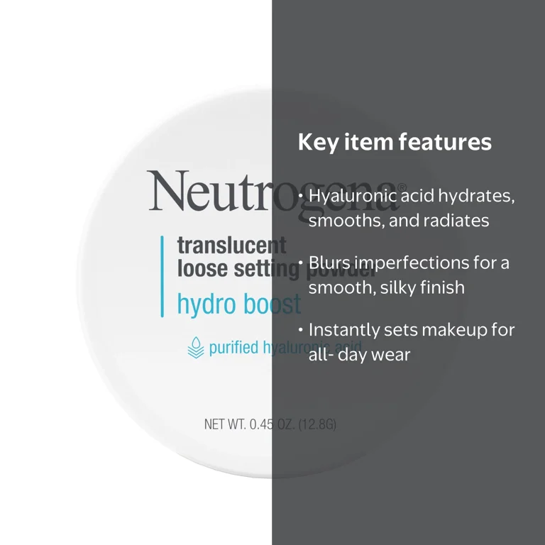 Neutrogena Hydro Boost Translucent Loose Face Setting Powder 0.44