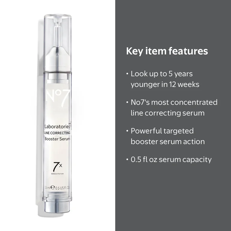 No7 Laboratories Line Correcting Booster Serum, 0.5 fl oz
