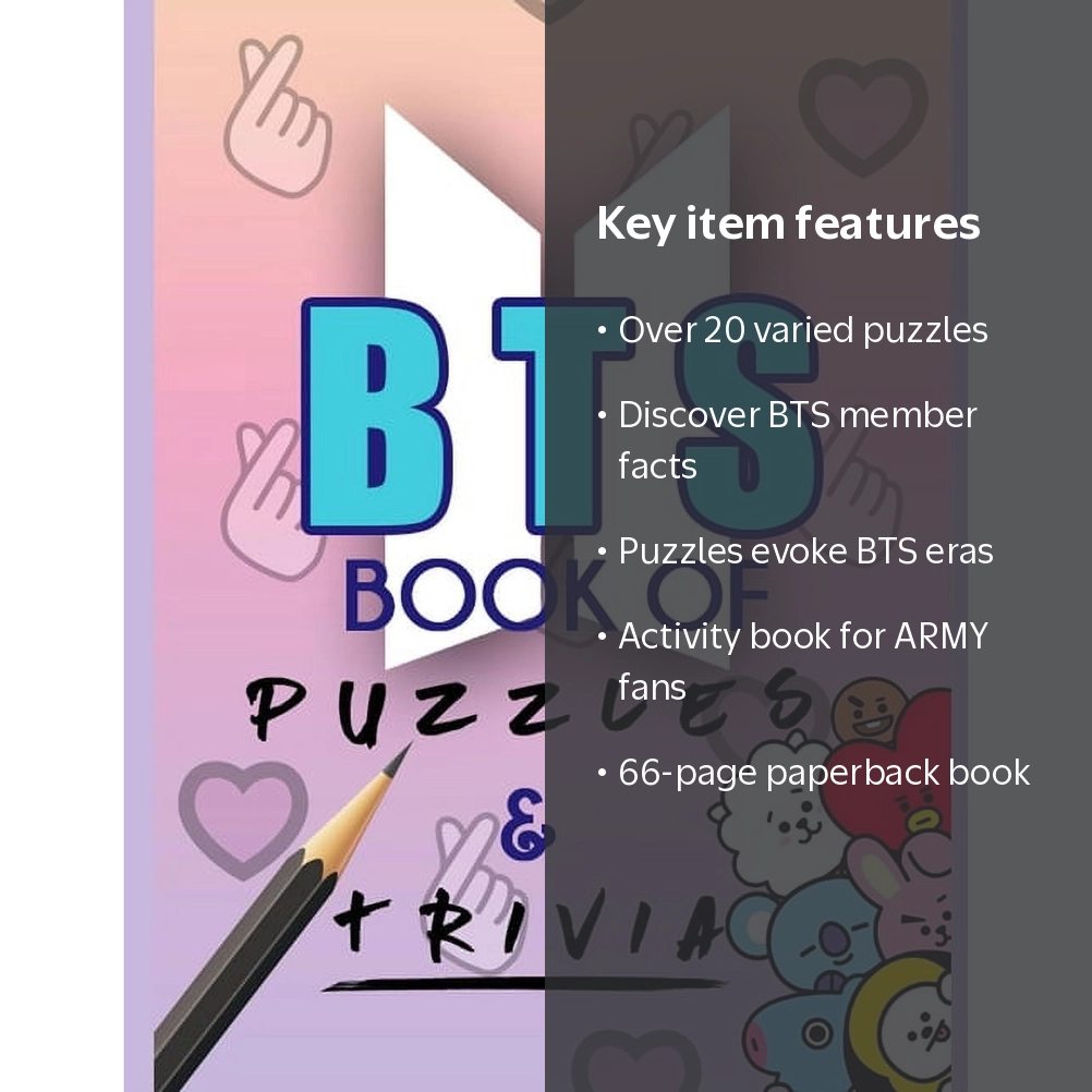 KPOP BTS Book of Puzzles & Trivia, (Paperback) - Walmart.com