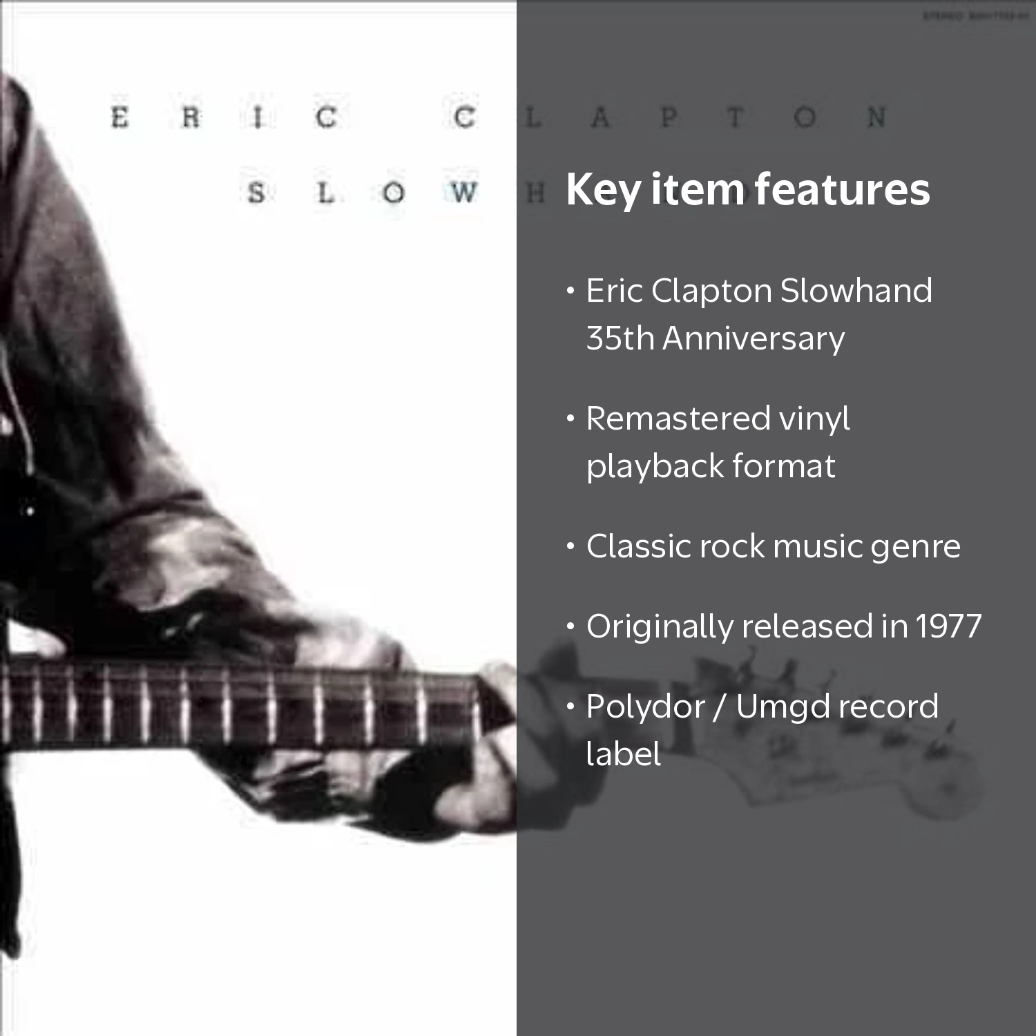 Polydor Umgd, Eric Clapton - Slowhand 35th Anniversary, Vinyl