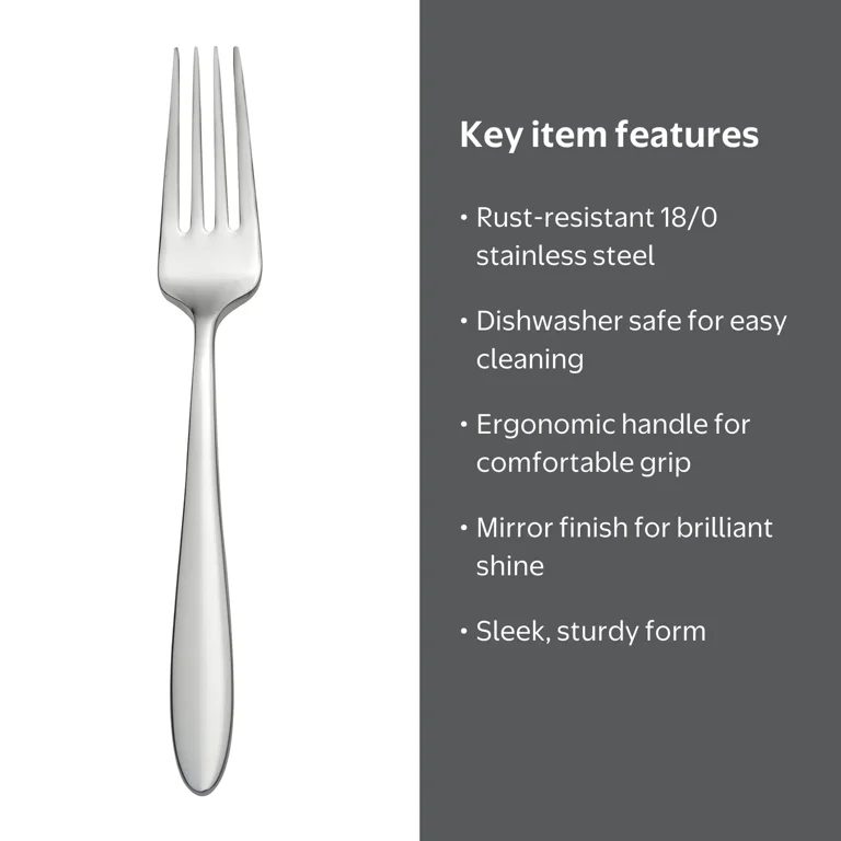 Oneida Solefield Stainless Steel Salad Fork - Walmart.com