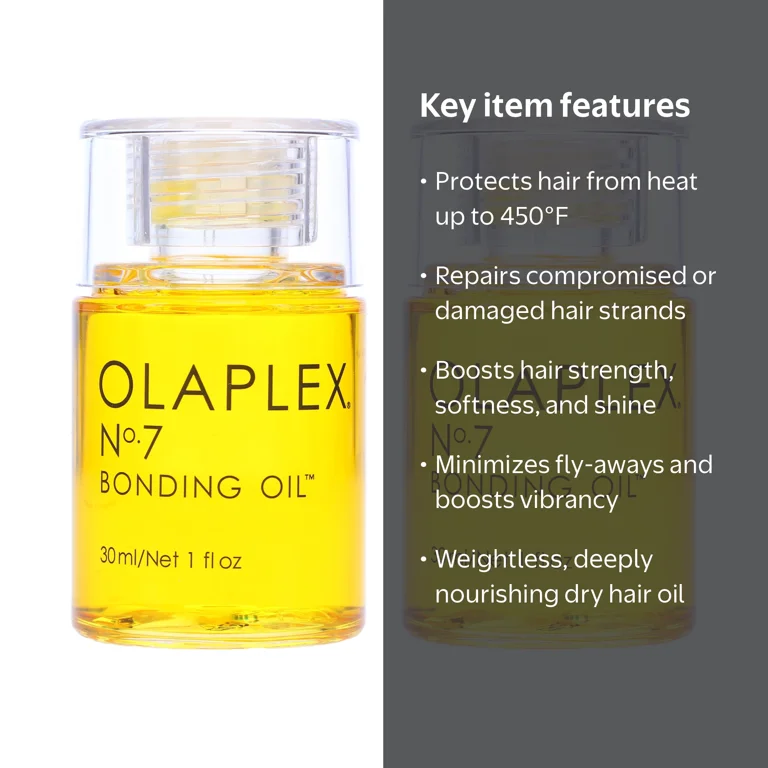 Olaplex, Bonding Oil, No.7, 1 oz, 2-Pack, Heat Protection