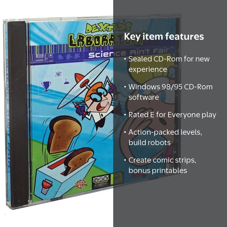 Dexter's Laboratory Science Ain't Fair - Classic PC CD Game