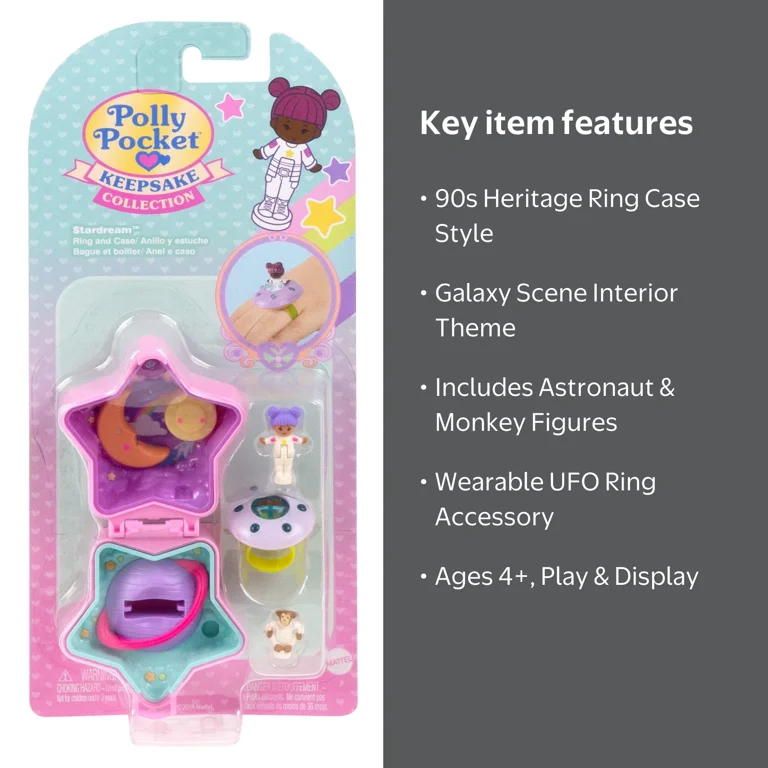 Polly Pocket Collector Micro Dolls & Keepsake Compact, Stardream