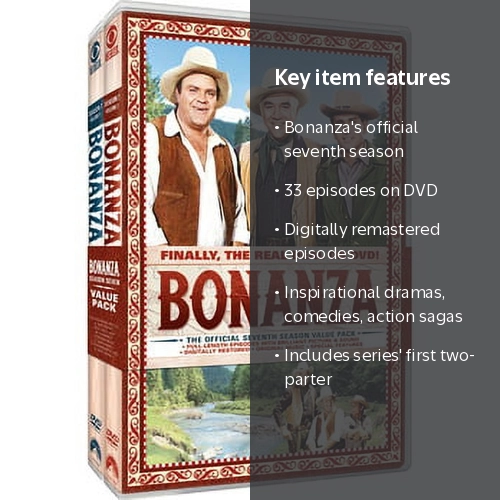 Bonanza: The Official Seventh Season (DVD) - Walmart.com