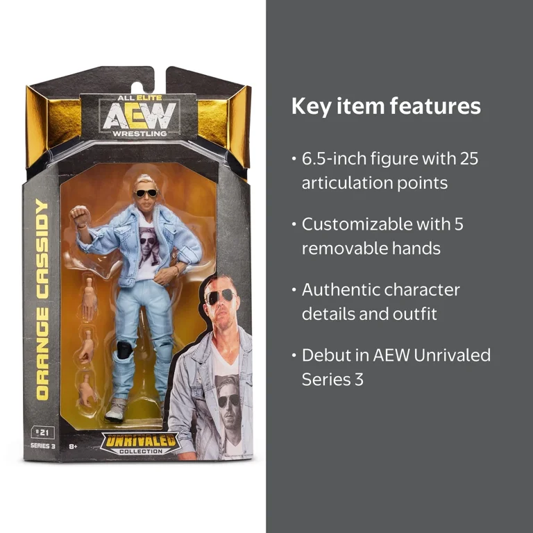 All Elite Wrestling Unrivaled Figure Orange Casidy 1 Figure Pack