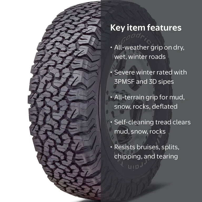 BFGoodrich All-Terrain T/A KO2 LT 265/70R17 112/109S C 6 Ply AT A