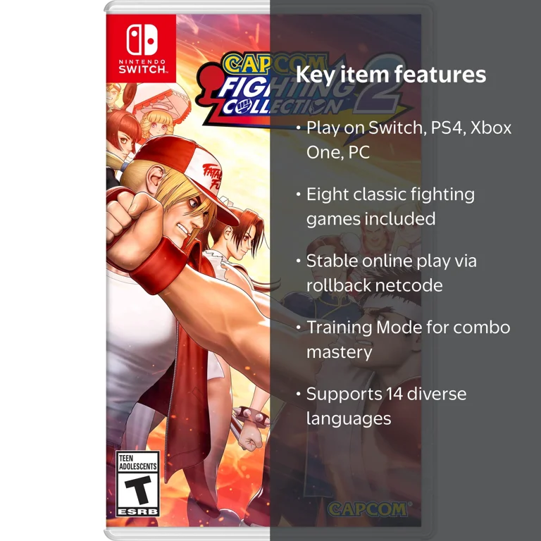 Capcom, Fighting Collection 2, Nintendo Switch, Multiplayer