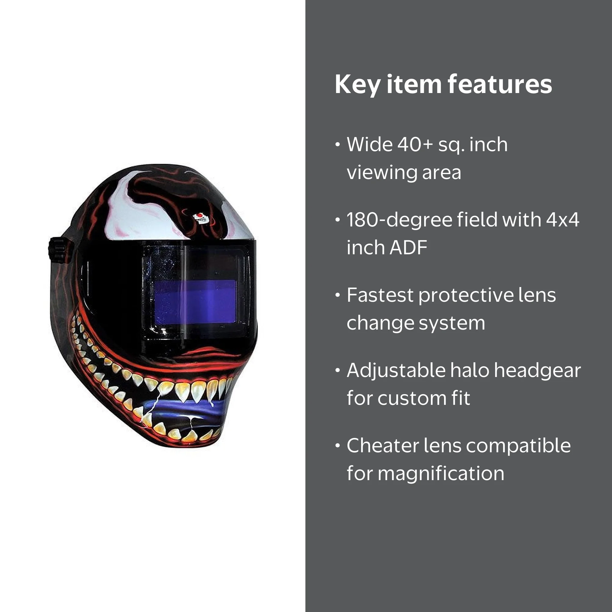 Save Phace 3011674 Kannibal 40-Vizl2 Series Welding Helmet