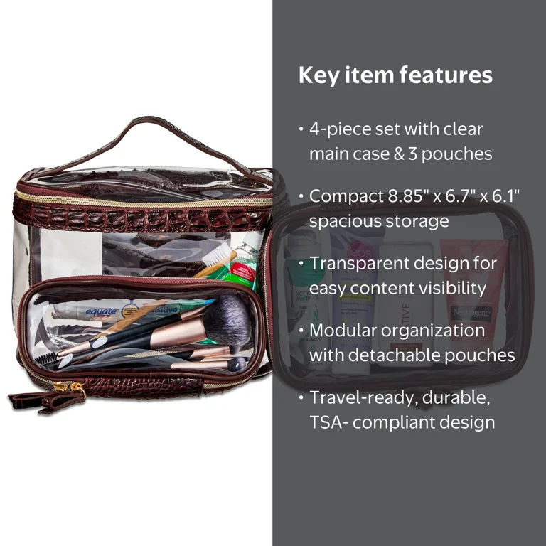 china travel makeup bag with compartments customized gzcz Large Capacity Case Organizer,Professional Cosmetic Bags for Women,Waterproof PU Leather Makeup Adjustable Dividers and Shoulder Strap for Brushes and Jewelry : Beauty & Personal Care Quilted Custom Printed Cute Cotton