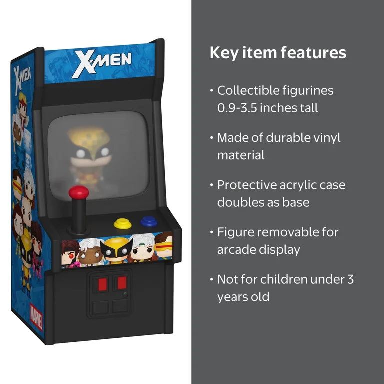Funko Bitty POP Arcade: X-Men with Wolverine Vinyl Figure
