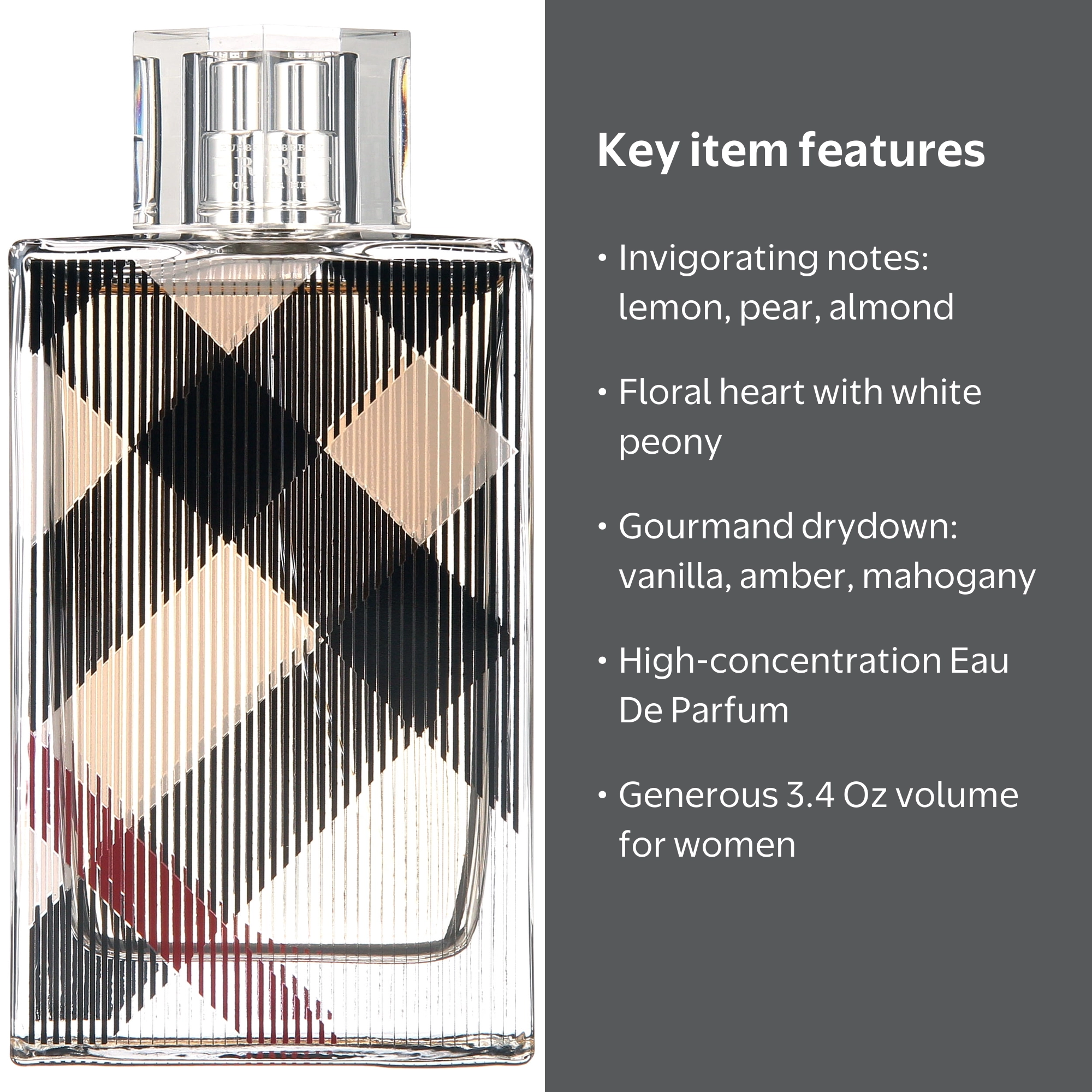 Burberry, Eau De Parfum, 3.4 Oz, Perfume For Women - Walmart.com