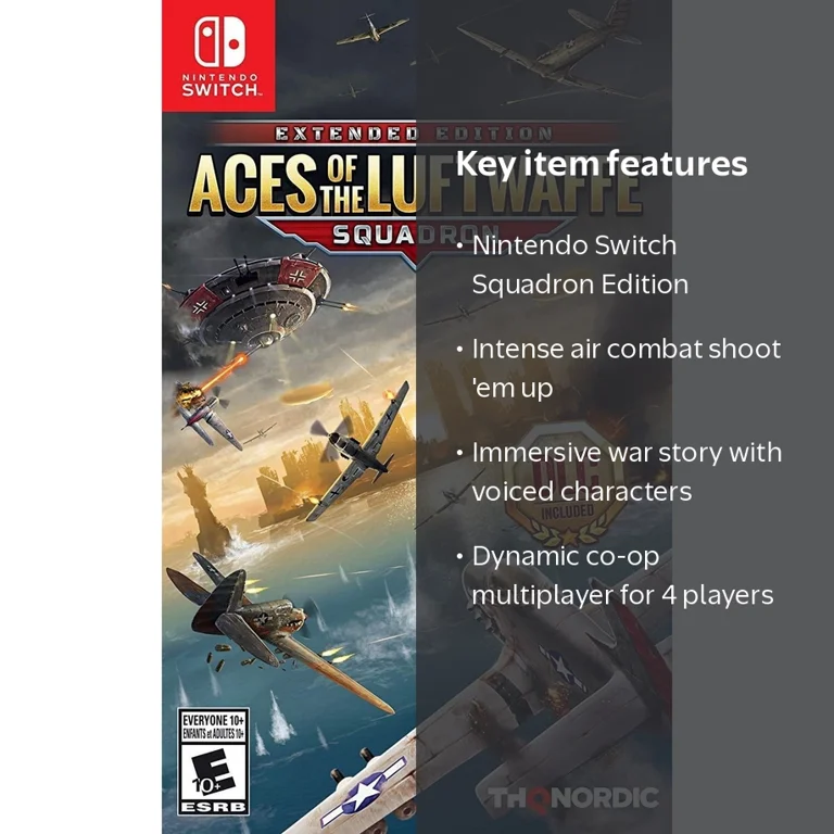 Nintendo Switch ACES OF THE LUFTWAFFE EXTENDED EDITIONS Aces of The Luftwaffe - Squadron Edition - Nintendo Switch