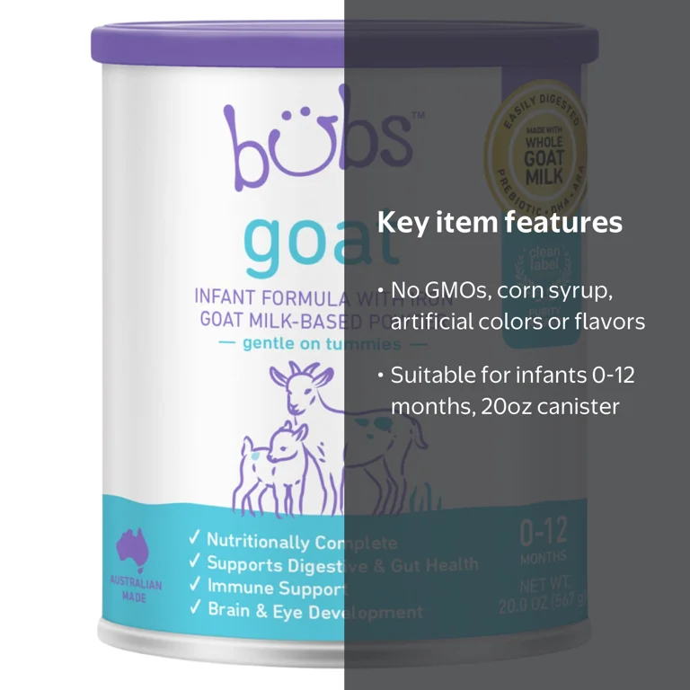 Bubs Easy Digest Goat Milk Infant Formula Powder (Babies 0-12