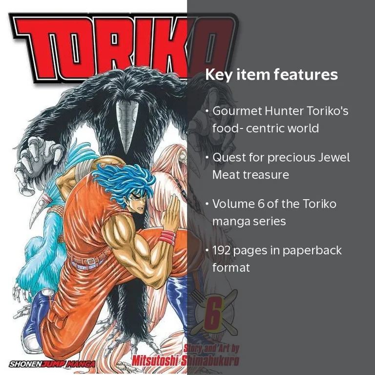 Toriko Toriko, Vol. 6: Ten-Fold!!, Book 6, (Paperback) - Walmart.com