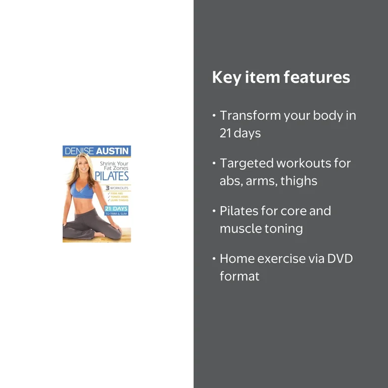 Shrink Your Fat Zones Pilates (DVD), Lions Gate, Sports & Fitness