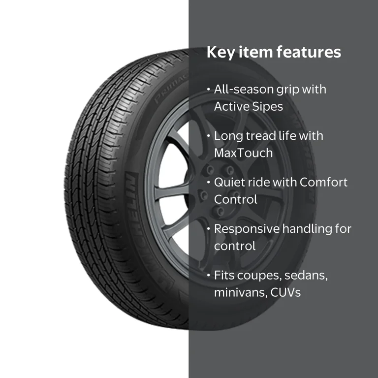Michelin, Passenger Tire, 215/55R17 94V All Season, Long Tread