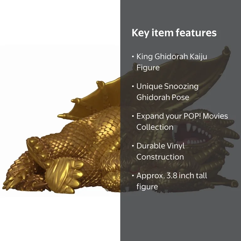 Funko POP! Super: Godzilla - Sleeping King Ghidorah - Walmart.com