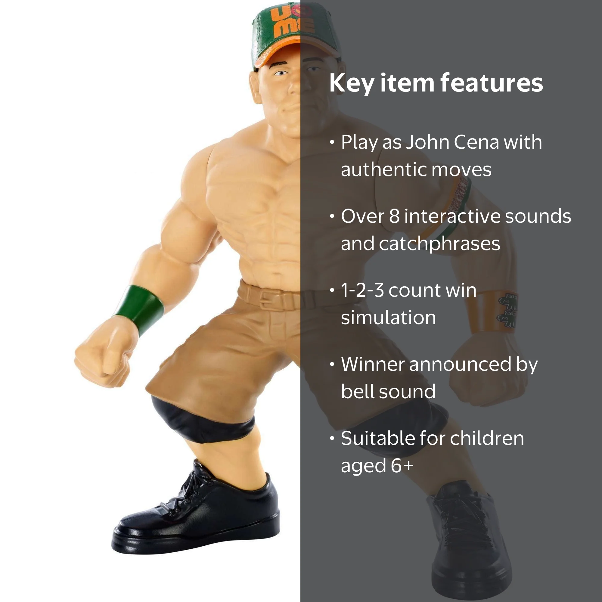 WWE 3 Count Crushers John Cena Figure - Walmart.com