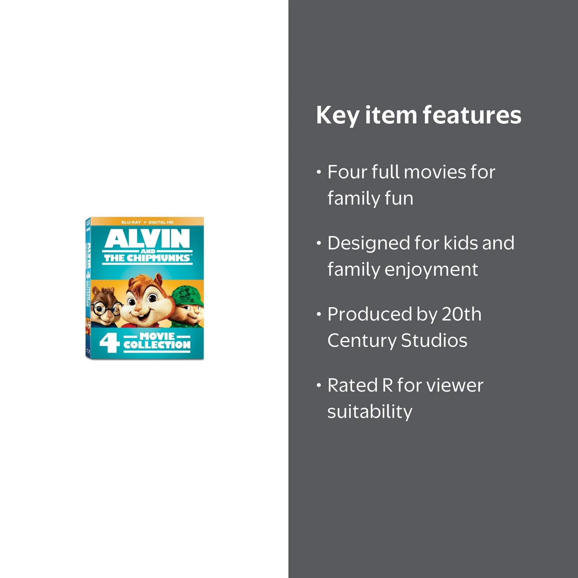 Alvin and the Chipmunks: 4-Movie Collection - Walmart.com