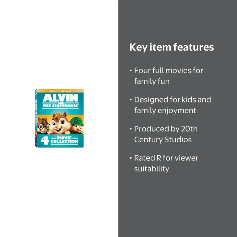 Alvin and the Chipmunks: 4-Movie Collection - Walmart.com