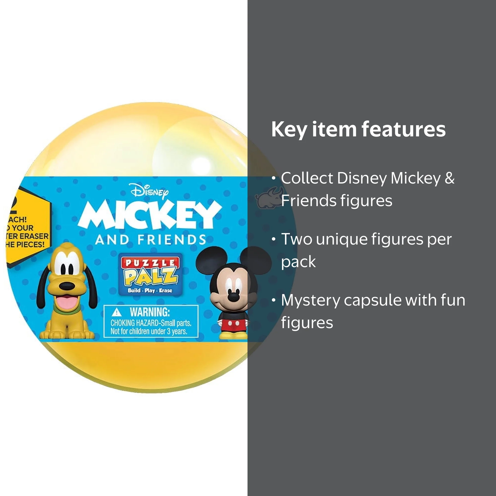 Mickey & Friends 2Pk Puzzle Palz Capsule - Walmart.com