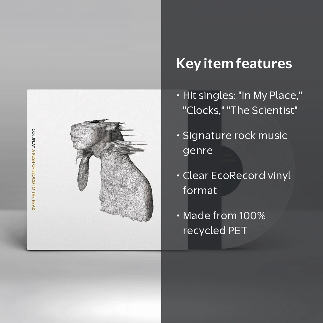 Coldplay - A Rush of Blood to the Head (clear EcoRecord) - Music