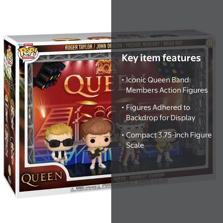 Pop Rocks Queen 3.75 Inch Action Figure Box Set - Queen Box Set