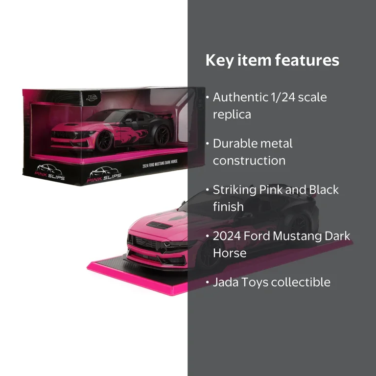JADA TOYS 1/24 - FORD Mustang Dark Horse - 2024 - Walmart.com