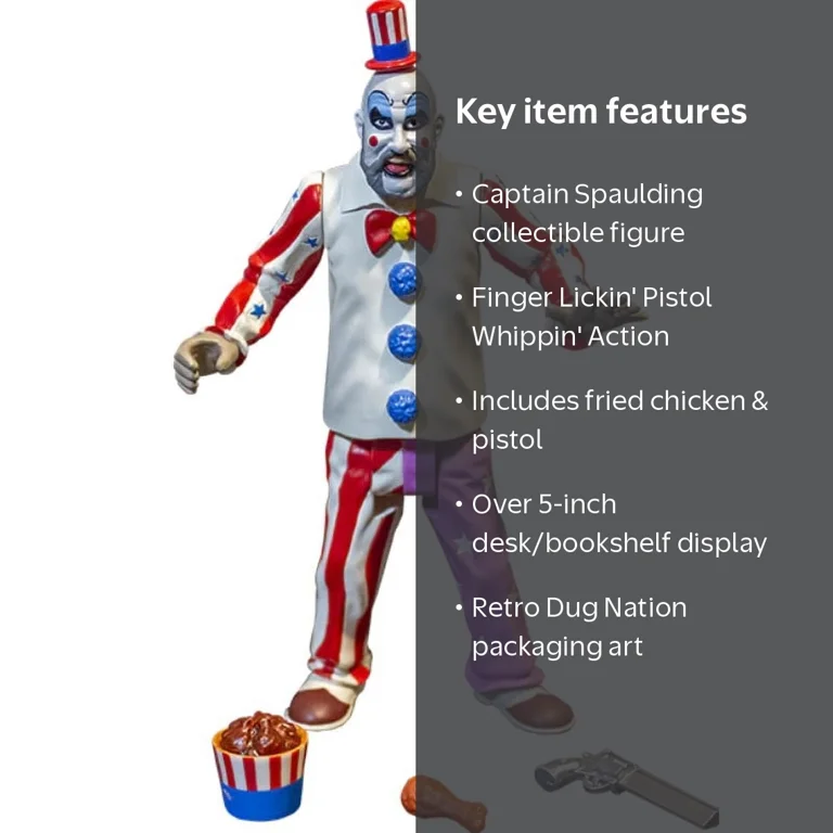 5 Time Zones Captain Spaulding Action Figure, 5-Inch Scale