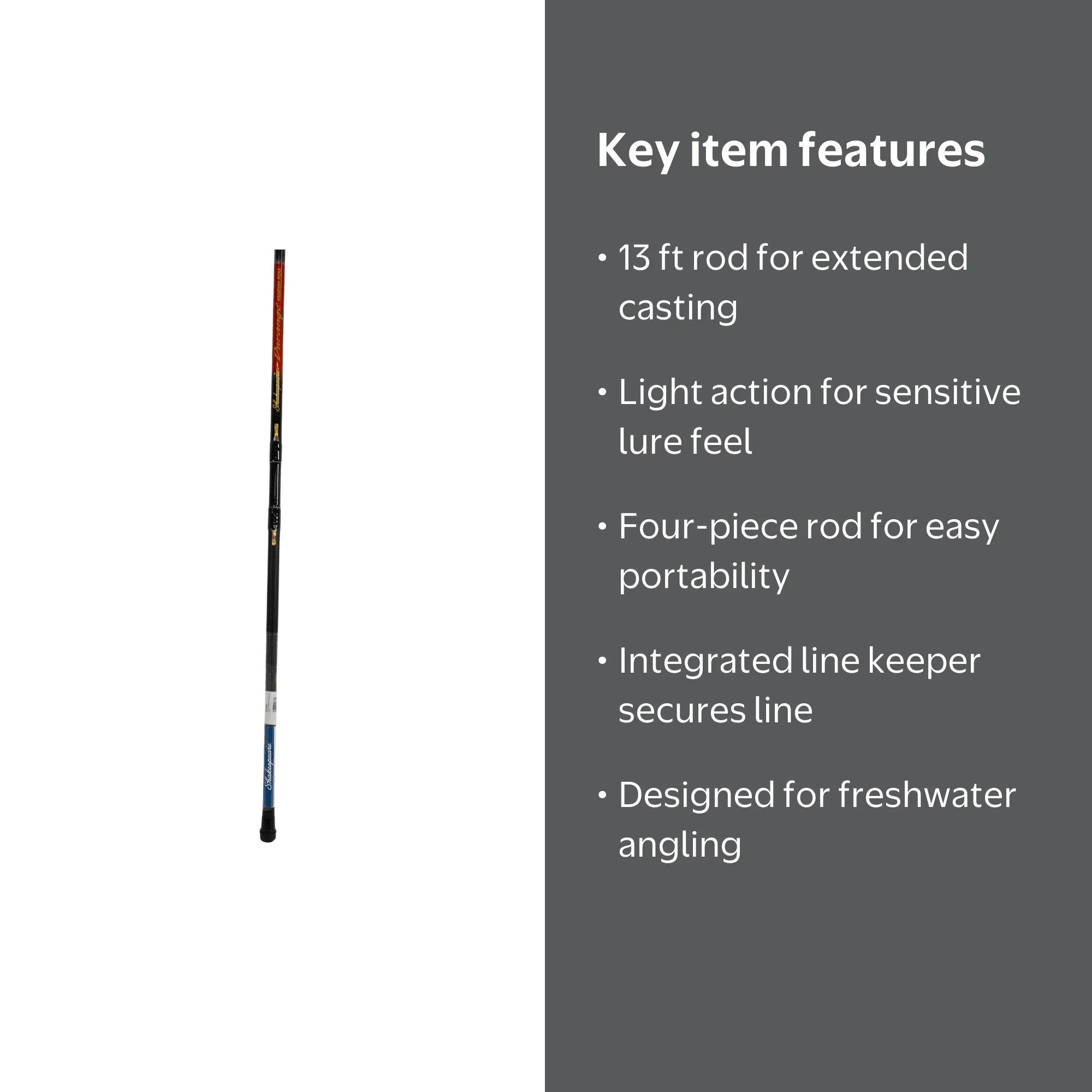 Shakespeare Durango Telescopic Spinning Rod - Walmart.com