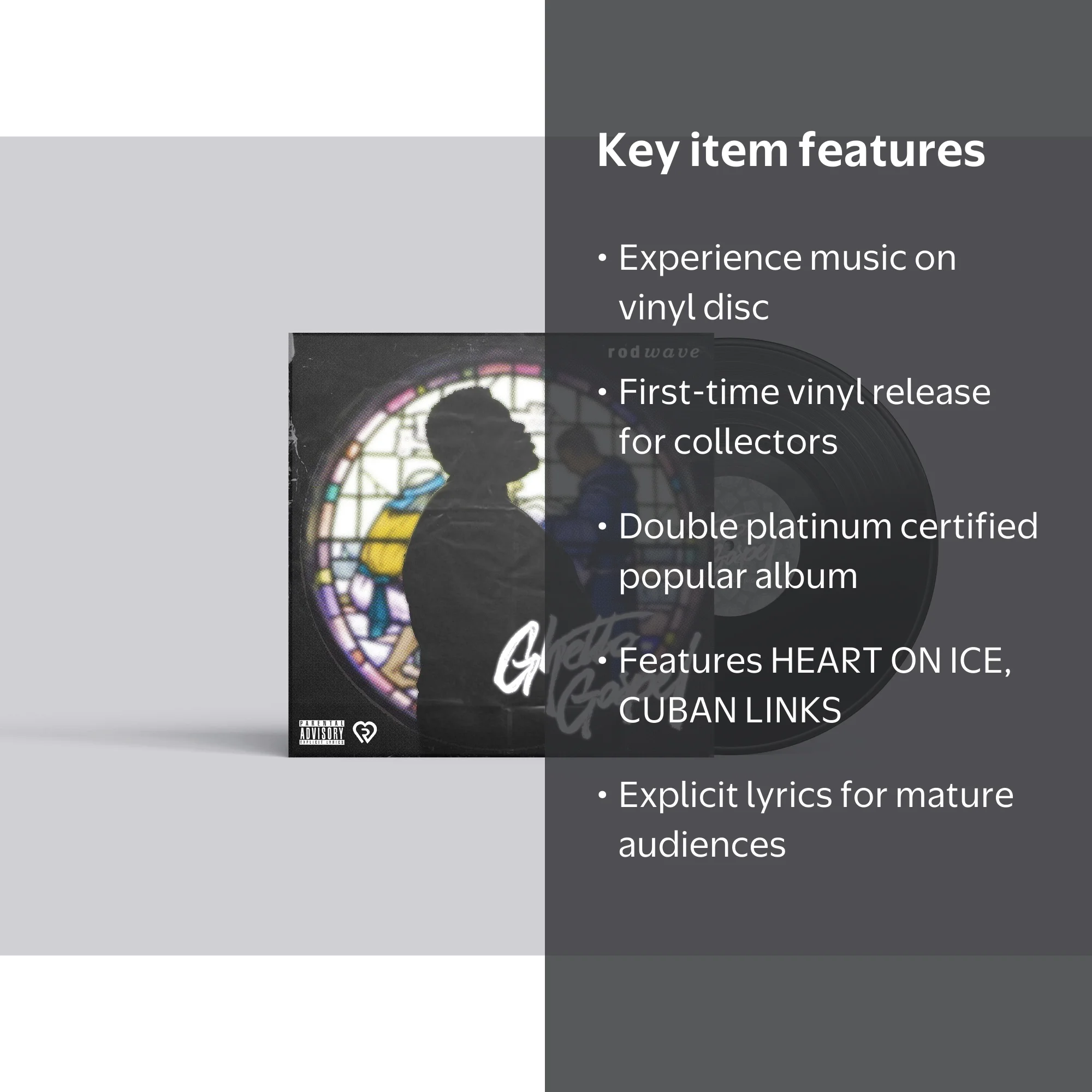Rod Wave - Ghetto Gospel - Music & Performance - Vinyl - Walmart.com