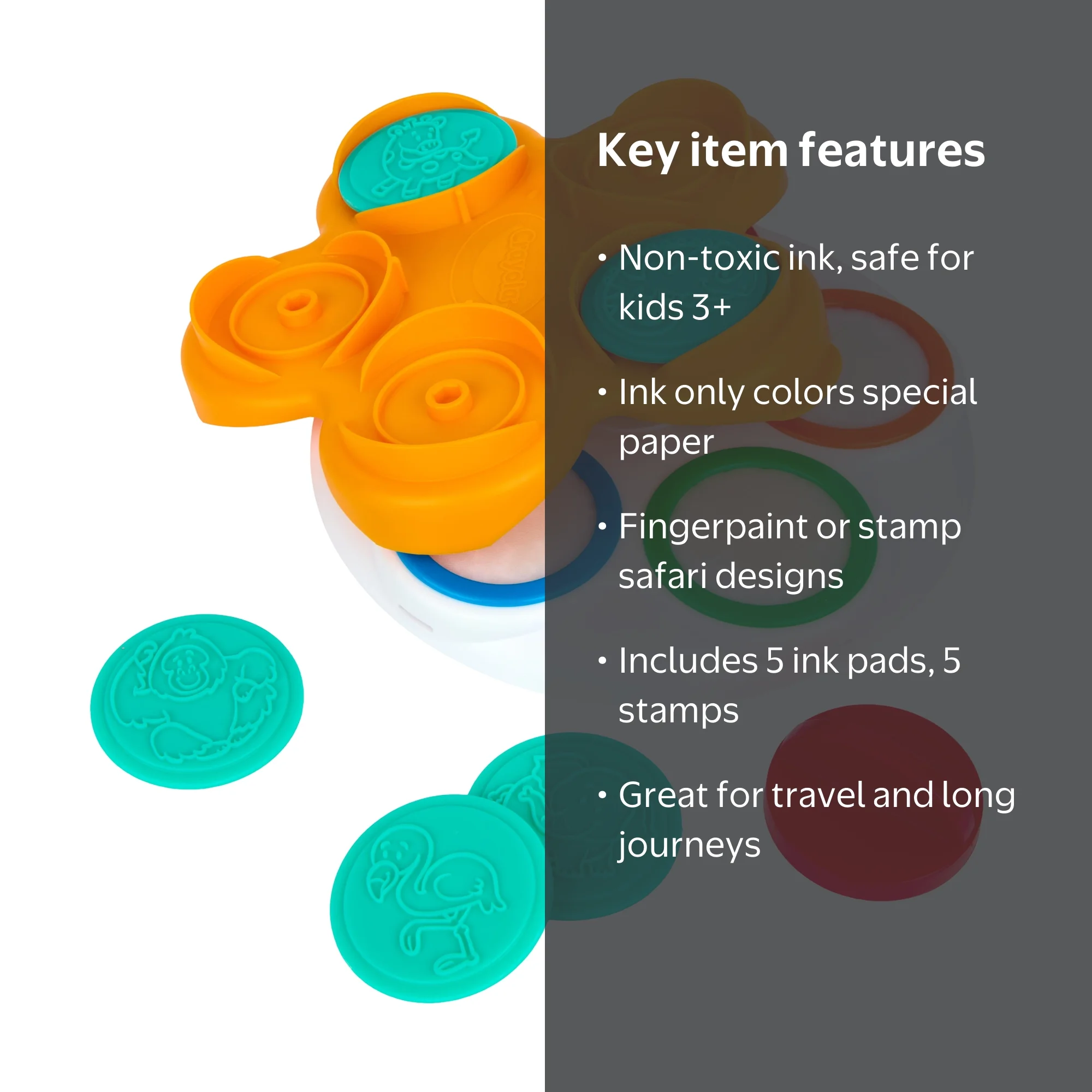 Crayola Color Wonder Fingerpaint Stamper Kit, 5 Ink Pads + more