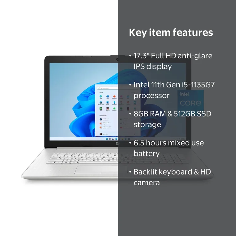 HP 17 Laptop, 17.3