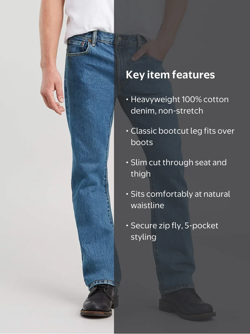Levi's, Men's 517 Bootcut Jeans, Size 32, 100% Cotton Heavyweight