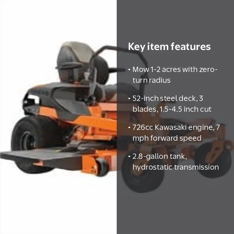 Ariens Ikon 918005 52 in. 726 cc Hydrostatic Gas Zero Turn Mower